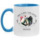 Porcelain Cup Just A Girl Who Loves Peckers Accent Mug – I Love Peckers Chicken Mug 2 Side, 11 oz White - Light Green Accent Mug Gift Family Unisex Awesome On Birthday, Christmas Gift Capacity and Per AM11OZ 11 oz. Accent Mug