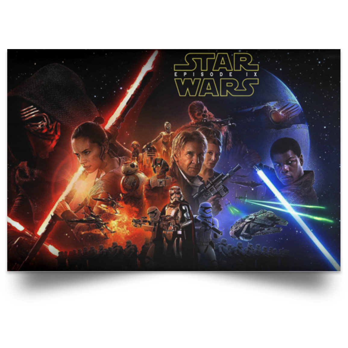 Star Wars 9 Poster 2019 The Rise Of Skywalker Vintage Room High Quality Prints .