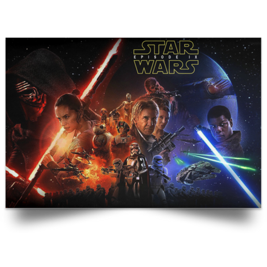 Star Wars 9 Poster 2019 The Rise Of Skywalker Vintage Room High Quality Prints .
