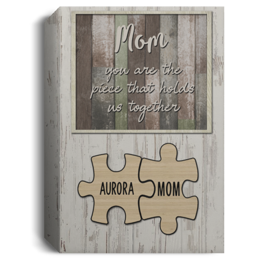AURORA  8x12 Mom and child CANPO15 Deluxe Portrait Canvas 1.5in Frame