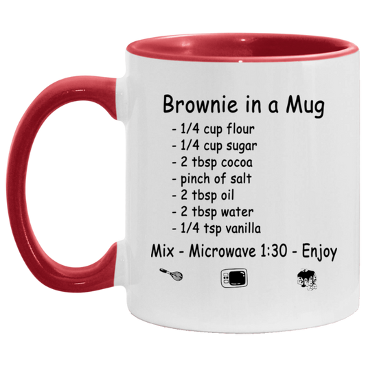 Wowaccentcosalerphequa_173 gift Brownie In A Mug Ceramic Accent Mug – How to Make Brownie Cute Recipe Mug On