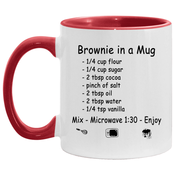 Wowaccentcosalerphequa_173 gift Brownie In A Mug Ceramic Accent Mug – How to Make Brownie Cute Recipe Mug On