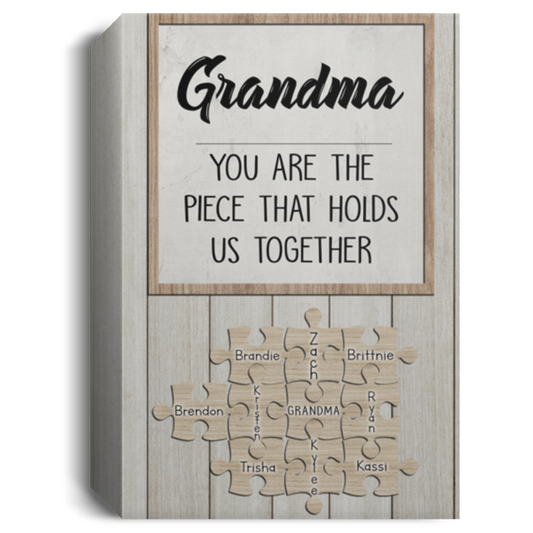 Grandma 112-3535975-7838665 cv812 CANPO15 Deluxe Portrait Canvas 1.5in Frame
