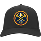 Denver Nuggets LOGO HATS Basketball Team  Black One Size Fits NEW Brand .