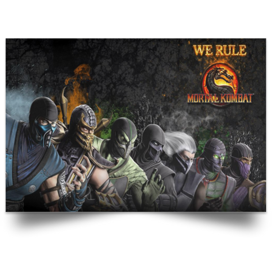 Mortal Kombat 11 Poster HOT All Character 2019 We Rule High Quality Prints .