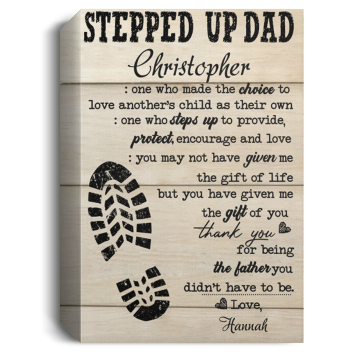 Hannah 113-9664075-7455453 cv812 CANPO15 Deluxe Portrait Canvas 1.5in Frame