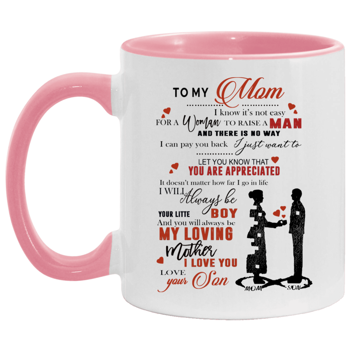 Son to mom top Accent Mug