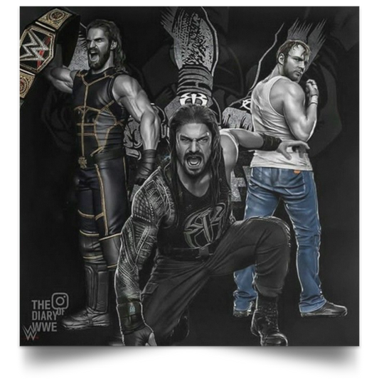 WWE The Shield Poster Hounds Of Justice Wrestling Legend High Quality Prints .