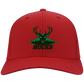 Milwaukee Bucks Logo Basketball CAPS International MEN'S Black-White One Size Fi