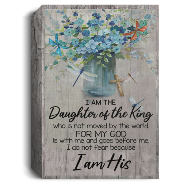 Framed_Art_Gift_Decor_God_-_Daughter_Of_The_King_-_Canvas_ok_Printable,_Wall_Art_Prints,_Wall_Decor,_Camping_Decor, CANPO15 Deluxe Portrait Canvas 1.5in Frame