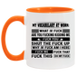 Mug Birthday Gift My Vocabulary at Work What The Fuck are You Fucking Kidding Me Accent Mug – Ceramic On Birthday Gift Heat Resistant Coffee Cups Capacity and Perfect Size 2 Side