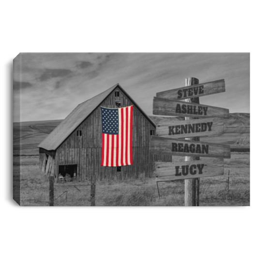 STEVE, ASHLEY, KENNEDY, REAGAN, LUCY CANLA75 Landscape Canvas .75in Frame