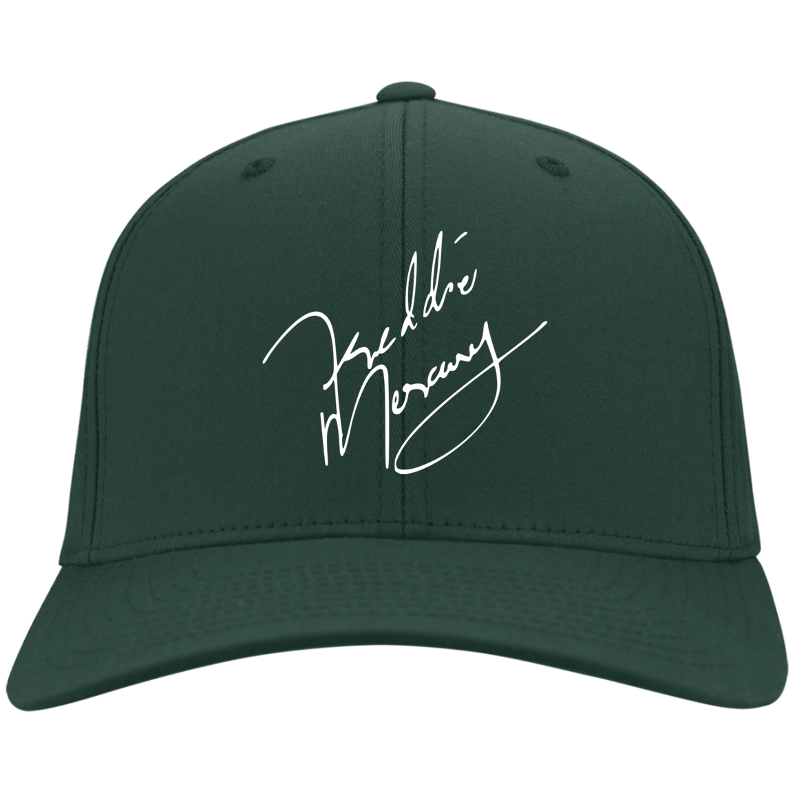 Freddie Mercury Queen Band Cap NEW Signature Hat One Size Fits Black .