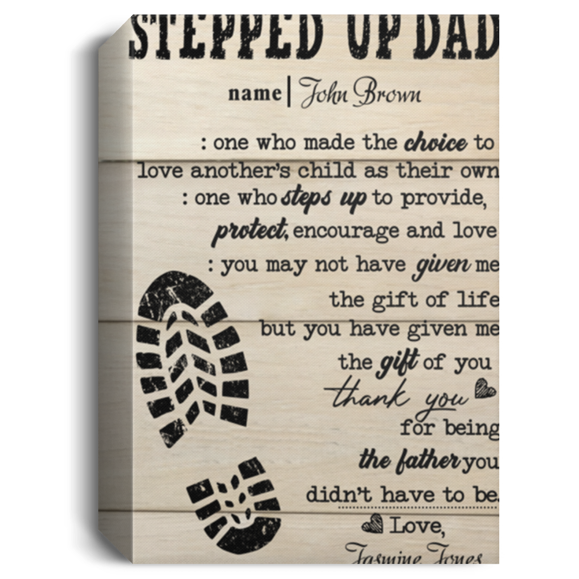 Jasmine Jones CANPO15 Deluxe Portrait Canvas 1.5in Frame