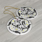 Home Decor Gifts I Put A Spell On You Hocus Po-cus Witches Halloween Porcelain Ceramic Circle Ornament Gift Family & Friend Awesome On Birthday, Christmas, Wedding