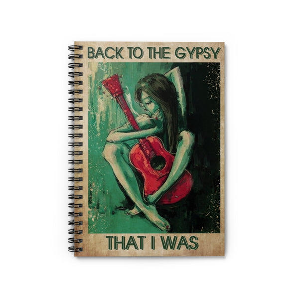 Spiral Notebook to My Daughter Back to The Gypsy That I was Fleetwood Mac Notebook Art, Woman Man's, Gifts for Her Him, Gifts for Man, Gifts for Woman Ruled Line