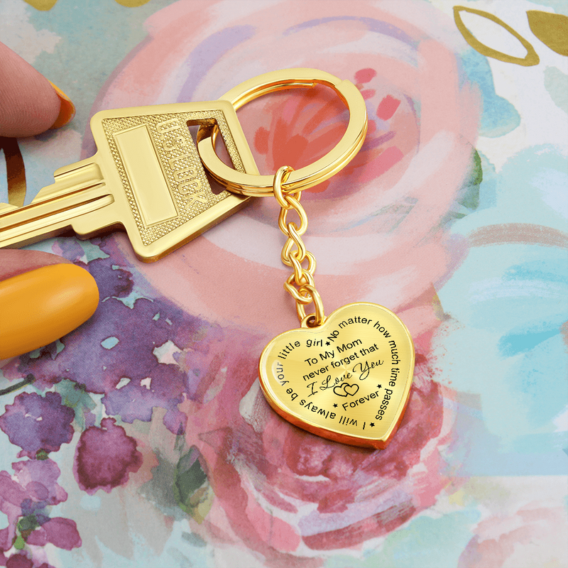 To my Mom Key Chain never forget that i love you