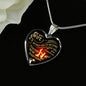 NEWEST EDITION - Husband Wife Heart Pendant Necklace - Without You I'm Nothing - Romantic Gifts For Your Wife On Wedding, Anniversary, Birthday..Christmas Gifts