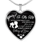 Custom Engraving Necklace to My Wife Girlfriend Heart Pendant for Woman Birthday- Romantic Quote - Happy Gift Ideas for Woman Who Has Everything On Birthday, Xmas. n-05.12