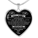 REMEMBER HOW MUCH YOU ARE LOVED - DAUGHTER MOM - SILVER n-05.12
