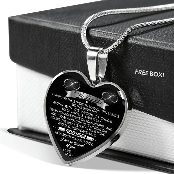 REMEMBER HOW MUCH YOU ARE LOVED - DAUGHTER MOM - SILVER n-05.12