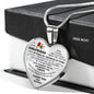 Anniversary Day Gift for Her - My Girlfriend Heart Pendant Necklace n-05.12