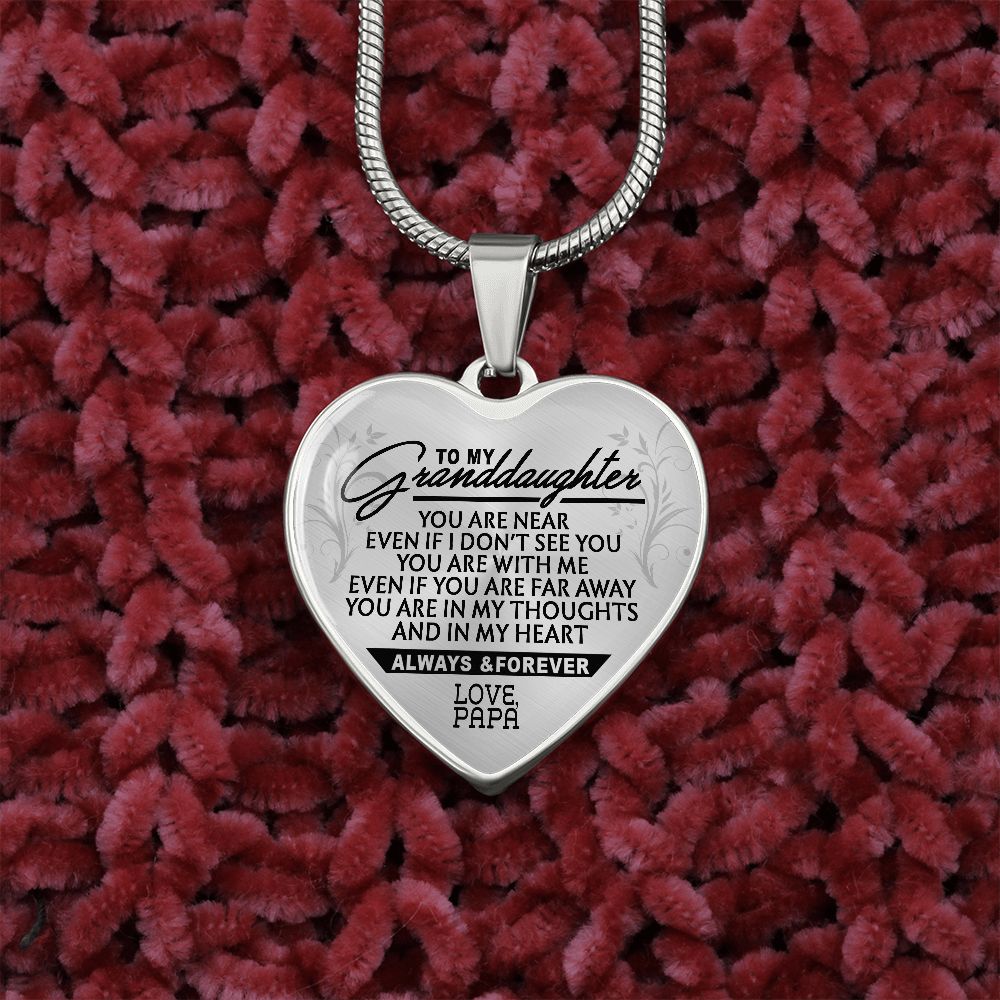 Light Life Gifts to My Granddaughter - You are Near. - Love Papa for Women, Men on Christmas, Birthday saletkmoi_upcailaanngay_33