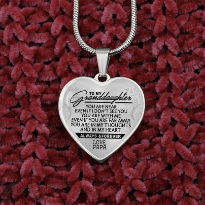 Light Life Gifts to My Granddaughter - You are Near. - Love Papa for Women, Men on Christmas, Birthday saletkmoi_upcailaanngay_33