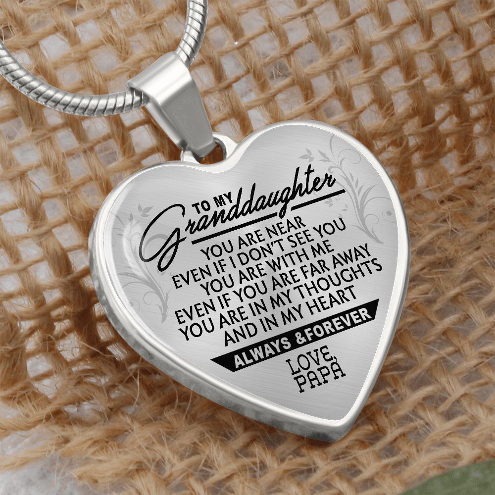 Light Life Gifts to My Granddaughter - You are Near. - Love Papa for Women, Men on Christmas, Birthday saletkmoi_upcailaanngay_33