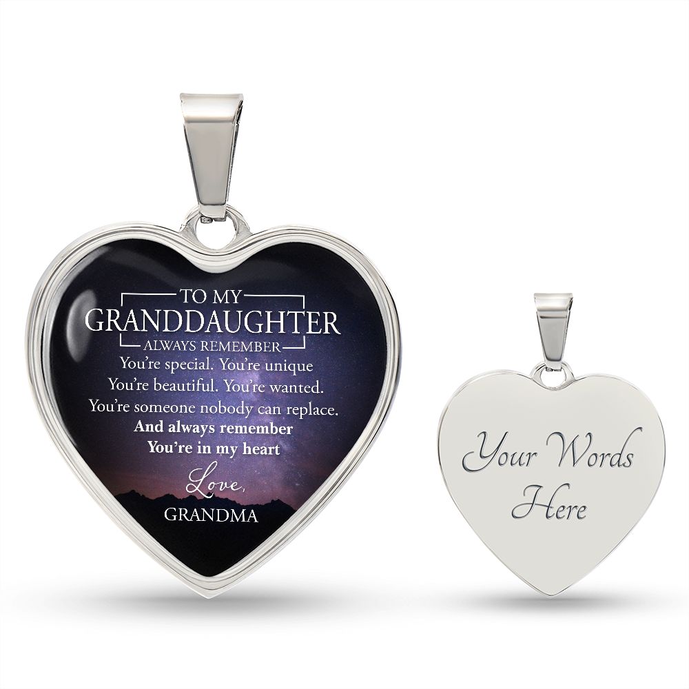 Gifts To My Granddaughter -You're special. - From Grandma Granddaughter gift for Men, Women on Christmas, Birthday