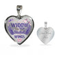 Gifts I'm Not A Widow I'm A Wife to A Husband with Wings Heart Pendant Necklace - Memorial Necklace Gift Heart Luxury Necklace Silver ASIN: B08HSGR61W Fixx chuan