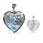 Dragonfly I’ll Hold You in My Heart Until I Can Hold You in Heaven Memorial Gift – Heart Pendant Necklace