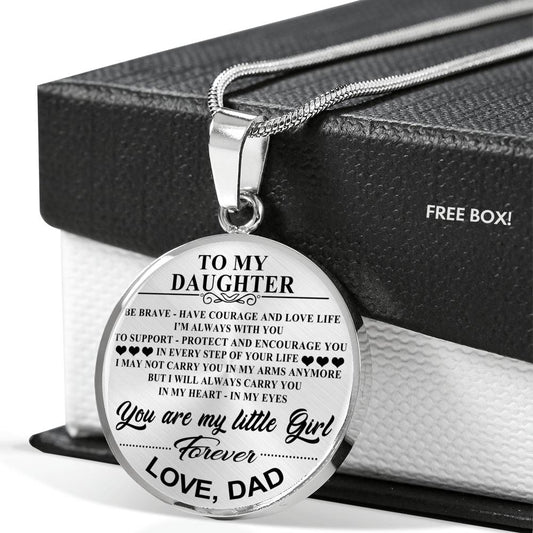 YOU ARE MY LITTLE GIRL - LOVE DAD LUXURY NECKLACE neck brother 26.12