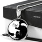 Pendant Necklace Yin Yang Cats - Christmas Is Coming... neck brother 26.12