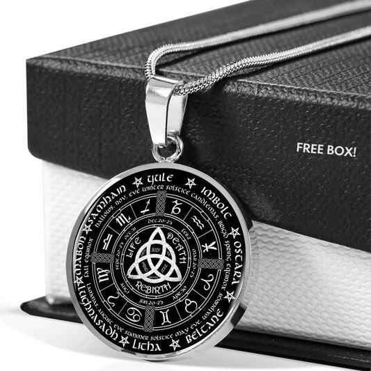 Wheel of the Year Pendant Necklace neck brother 26.12