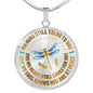 Gifts My Mind Still Talks To You But My Soul Knows You Are At Peace Dragonfly Circle Pendant Necklace circle luxury necklace silver ASIN: B08HSDKRTB