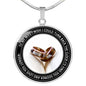Gift For Your Wife - I Wish I Could Turn Back The Clock - To My Wife Necklace neck brother 26.12