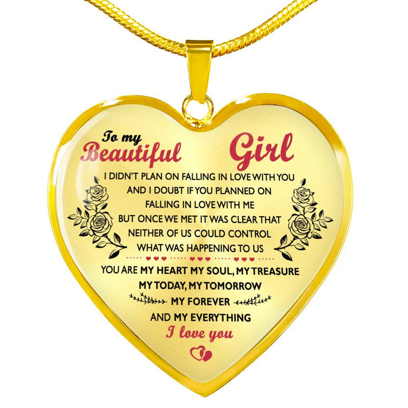 To my beautiful girl necklace cheap