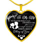 Custom Engraving Necklace to My Wife Girlfriend Heart Pendant for Woman Birthday- Romantic Quote - Happy Gift Ideas for Woman Who Has Everything On Birthday, Xmas. n-05.12