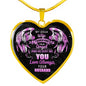 Gifts My Dear Wife I Asked God For An Angel And He Sent Me You Love Always Your Husband Luxury Heart Pendant Necklace heart luxury necklace silver ASIN: B08HSGPF2N