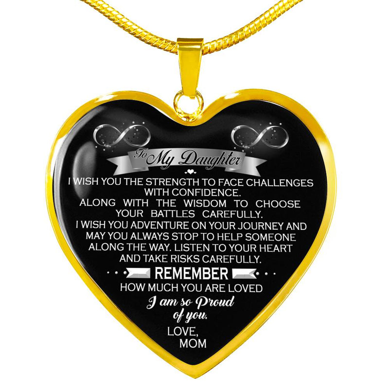 REMEMBER HOW MUCH YOU ARE LOVED - DAUGHTER MOM - SILVER n-05.12