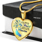 Dragonfly I’ll Hold You in My Heart Until I Can Hold You in Heaven Memorial Gift – Heart Pendant Necklace