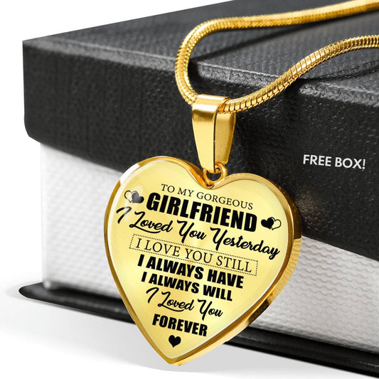 To My Wife Valentine's Day Ideas Wedding Heart Necklace - Husband and Wife Gift n-05.12