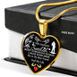 FAYERXL Ideas to My Wife Women Girl from Husband Men Boy Heart Gift Necklace n-05.12