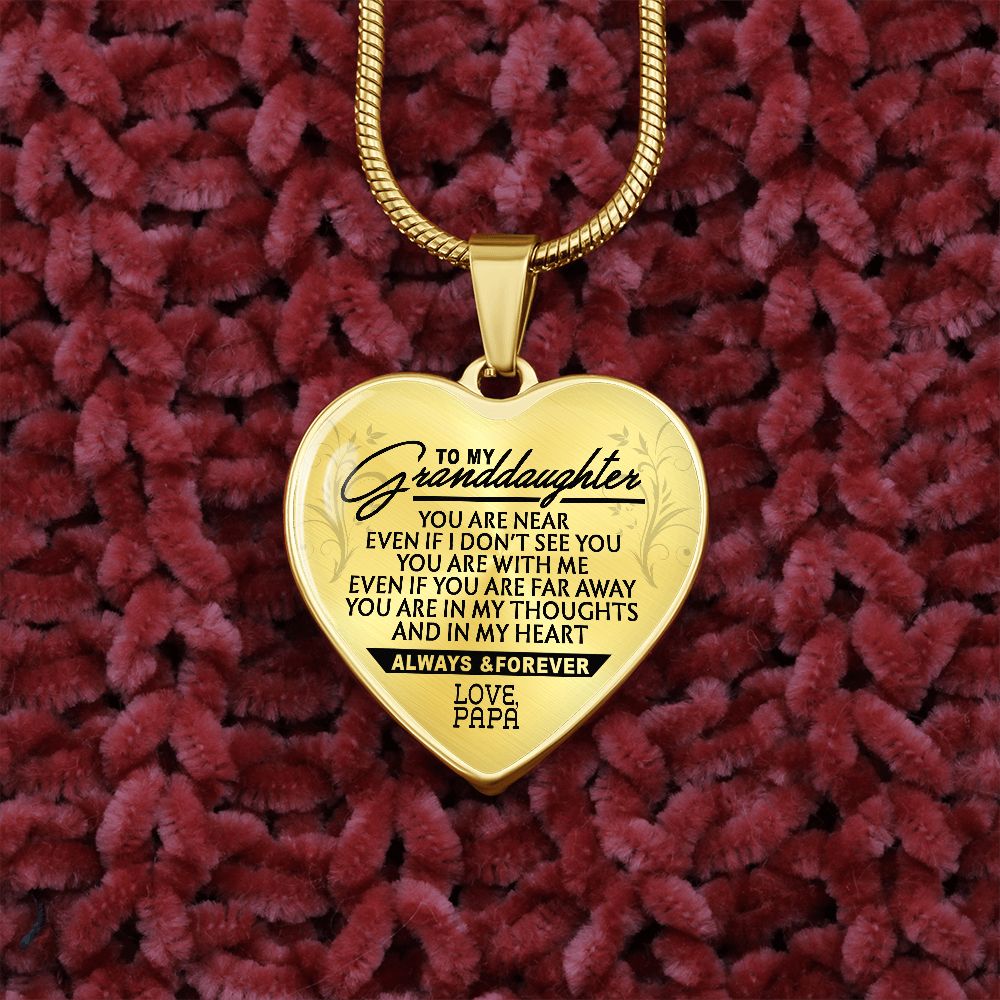 Light Life Gifts to My Granddaughter - You are Near. - Love Papa for Women, Men on Christmas, Birthday saletkmoi_upcailaanngay_33