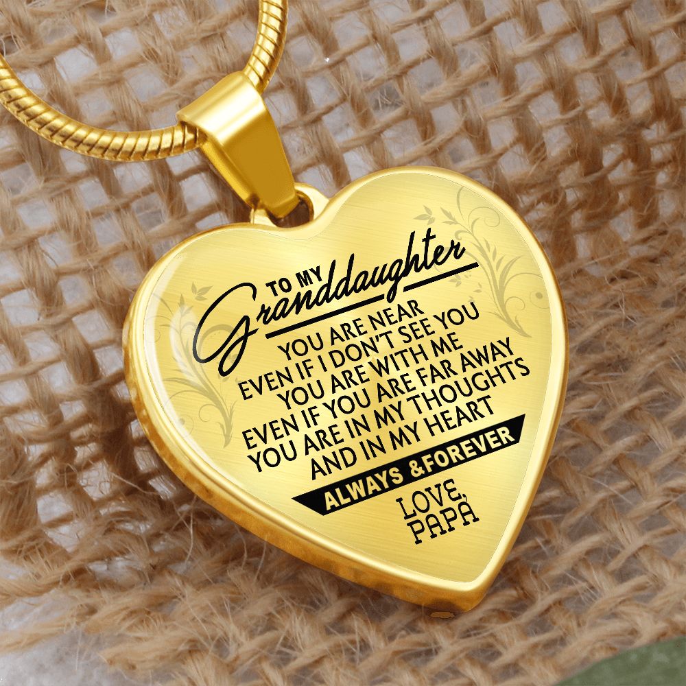 Light Life Gifts to My Granddaughter - You are Near. - Love Papa for Women, Men on Christmas, Birthday saletkmoi_upcailaanngay_33