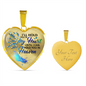 Dragonfly I’ll Hold You in My Heart Until I Can Hold You in Heaven Memorial Gift – Heart Pendant Necklace