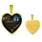 Meaningful Quote To My Dear I love You Necklace Peandants for Wife Perfect Gift
