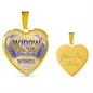I’m Not A Widow I’m A Wife to A Husband with Wings Heart Pendant Necklace – Memorial Necklace Gift fixx