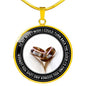 Gift For Your Wife - I Wish I Could Turn Back The Clock - To My Wife Necklace neck brother 26.12
